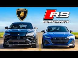 Lamborghini Urus v RS7 Performance: DRAG RACE