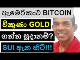 ඇමෙරිකාව GOLD විකුණා BITCOIN ගන්න සූදානම්? | SUI ඇන හිටී!!!