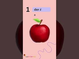 5 German Words a day - Fruits / Obst | #learngerman | #shorts