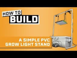 How to Build a Simple DIY Grow Light Stand Under $25