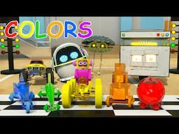 Learn Colors, 3D Shapes and Race Cars | Adventures with Blazin' Bill the Monster Truck