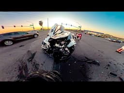 whose at fault? $500,000 McLaren TOTALED FULL VIDEO!