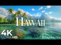 Hawaii 4K USA - Horizon View Scenic Relaxation Film with Peaceful Music - Video ULtra HD