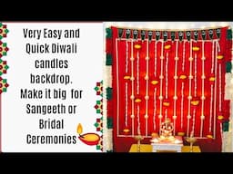 Diwali Decor| Must watch for my Subscribers | DIY Simple wooden decor frame for Diwali Decoration