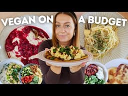 Vegan meals on a budget | what I eat in a few days 🐝