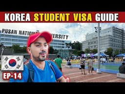 🇰🇷 KOREAN STUDY VISA | ALL SECRETS REVEALED | PUSAN UNIVERSITY TOUR  [EP-14 Korea Series]