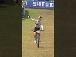 A final World Cup victory for her final World Cup race, it's vintage PFP! 🥇  #MountainBike #Cycling