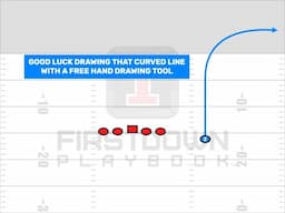 FirstDown PlayBook's Curved Line Changes How You Draw