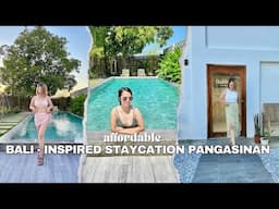 AFFORDABLE BALI-INSPIRED STAYCATION in PANGASINAN