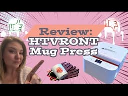 HTVRONT Mug Press: Coffee Mug Sublimation Tutorial | CamiPaige Boutique Crafting Tutorials