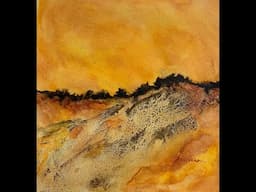 Abstract Desert Landscape lesson - watercolors.jeanlurssen.com