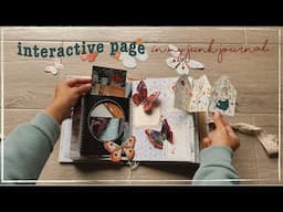 Interactive Page - Junk Journal with Me - 15 Minutes Creative Journaling Series & Challenge