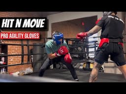 Sparring | Heavy Bag Drill With Hit N Move All Day Pro Agility Boxing Gloves