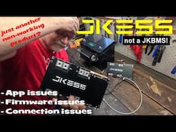 Connecting the JKESS BMS and first look at the app. Ouch!!🤕