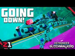 Taking Our TRAIN BASE Everywhere ! Astroneer Glitchwalker DLC [E7]