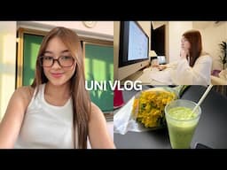 UNI VLOG | 24-hour studying, finals in college, organizing my room, getting my grades!