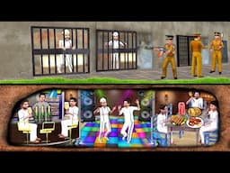 Underground Jail Bar and Restaurant Daru Wala Police Vs Thief Hindi Kahaniya Hindi Moral Stories