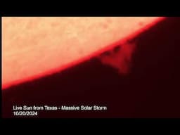 Massive Solar storms Live October 20, 2024 - #live #sun #solarstorm  #livestream