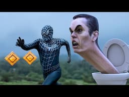 Superheroes- VENOM SPIDERMAN vs SKIBIDI-TOILET In Real Life #1