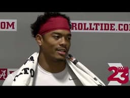 Alabama DB Malachi Moore Previews Auburn - Tuesday 11/26/24