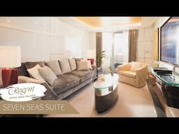 Regent Seven Seas Explorer | Seven Seas Suite Full Walkthrough Tour & Review | 4K