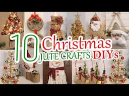 10 Cheap DIY Jute Christmas Decorations Ideas at Home 2024