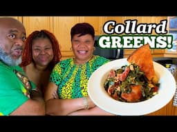 How to make Collard Greens! Ft. Deddy’s 1st Born! | Deddy’s Kitchen