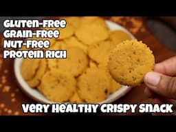 The BEST Gluten-Free High Protein Crunchy Crackers | Healthiest Party Snacks  Recipe