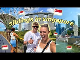 SIBLINGS TRIP TO SINGAPORE! 24Hours In Asia's BEST City... 🇸🇬