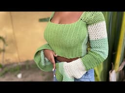 How To Crochet a Crop Top| Part 2