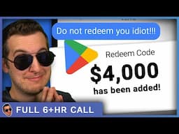 Scammers Lose It When They Watch Their Gift Cards Get Redeemed - Cro Pro Ep.#5 (full 6+hrs.)