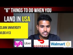 6 Things to do as you LAND in the USA as an International Student | #VJSNAPP #CLARKUNIVERSITY