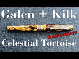 Dentist Nib?  The Kilk & Galen Leather Celestial Tortoise