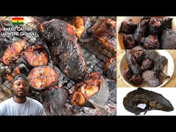 How Ghana’s MOST FAVORITE CATFISH is SMOKED || Baked Catfish (Adwene Ghana)