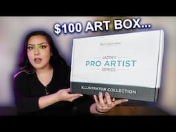 Unboxing Jazza's $100 Art Supply Box...hmm