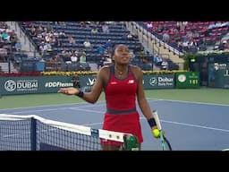 Gauff v Pliskova Dubai 2024