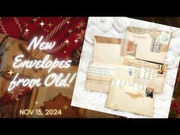 New Envelopes from Old!  @BonnyAndClive  - November 13, 2024