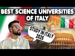 BEST SCIENCE & TECHNOLOGY UNIVERSITIES OF ITALY 🇮🇹||STUDY IN ITALY2025 || #studyinitaly #studyabroad