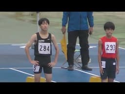 6年 男子 100m 決勝 #小学生陸上【4KｳﾙﾄﾗHD】神奈川県小学生陸上競技秋季交流大会 平塚レモンガススタジアム 2024.10.5