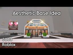 I MADE AN AESTHETIC BASE IDEA FOR 3008 ROBLOX | FOR PUBLIC AND PRIVATE SERVERS | MyelPlays