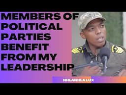 NHLANHLA LUX - MY LEADERSHIP | Politics Operation Dudula EFF ANC Eskom Soweto