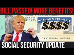 INCREASED BENEFITS! NEW SOCIAL SECURITY BILL PASSED! SSA SSI SSDI Payments | Social Security Updat