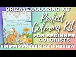 THE PERFECT COLORING KIT FOR BEGINNER COLORISTS | Grizaye Coloring Kit | Adult Coloring