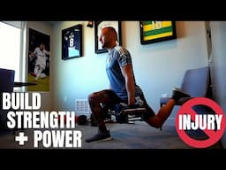 The 5 Best LEG EXERCISES For FOOTBALLERS | Improve LEG STRENGTH, SHOOTING POWER + PREVENT INJURY!!!