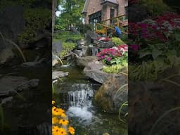 Imagine this MAGICAL work of art in your backyard! #waterfall #pond #aquascape #koi #peace #backyard