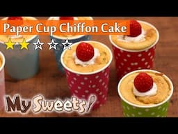 Paper Cup Chiffon Cake in Strawberry Cream  | MySweets