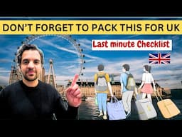 Things to Pack when Moving to the UK | Packing List for UK Students | Desi Couple in London