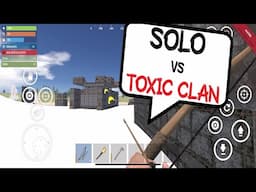 SOLO vs TOXIC CLAN EP1 - Rust Mobile | Oxide Island of Survival