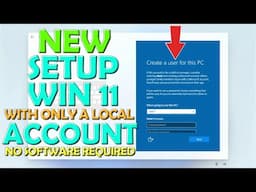November 2024: Setup Windows 11 Out of the Box With A Local Account Only - Now works with S Mode!