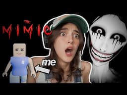 the SCARIEST roblox horror game ever? (playing The Mimic)